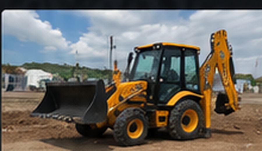 Küçük mini JCB